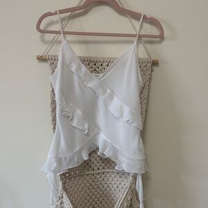 Aritzia | White Going-Out Top | Size S